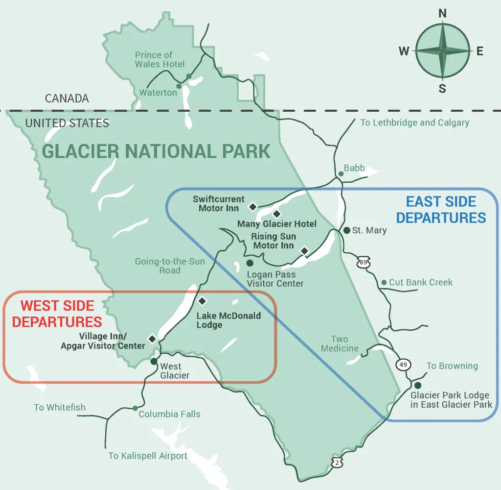 Location and Overview of Glacier National Park